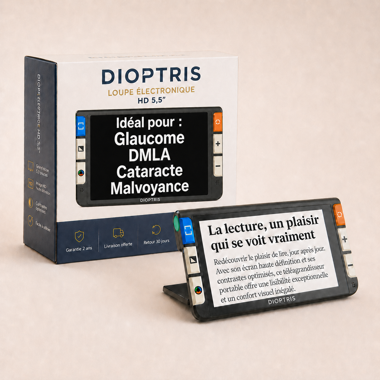 Dioptris Lector – Loupe électronique pour mieux lire