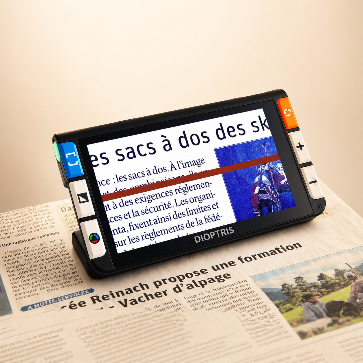 Dioptris Lector – Loupe électronique pour mieux lire